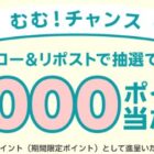 5,000円分の楽天ポイントが当たるXプレゼントキャンペーン