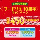 最大5,000円分のえらべるPayがその場で当たるクローズドキャンペーン