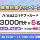 Amazonギフト券 3,000円分