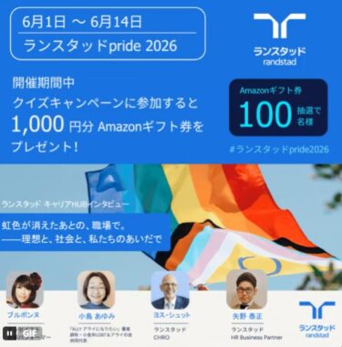 Amazonギフト券1,000円分が当たるXクイズキャンペーン