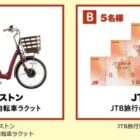 電動アシスト自転車やJTB旅行券が当たるクイズキャンペーン