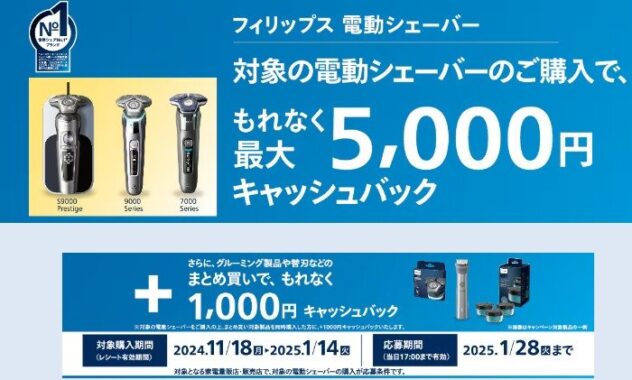 全プレ！最大5,000円のキャッシュバックがうけられるお得なキャンペーン