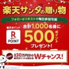 楽天ポイント 500円分