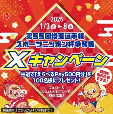 えらべるPay500円分が100名様にその場で当たるキャンペーン