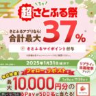 えらべるPay 最大1万円分