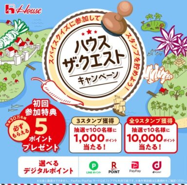 全プレもアリ！最大10,000円分のデジタルポイントが当たるLINEクエストキャンペーン