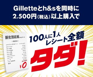 100人に1人レシート全額タダになる！？P＆Gのお得なキャンペーン