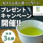 お好きな長崎そのぎ茶が当たるInstagramキャンペーン