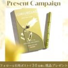 瞳が春めく限定カラーのアイライナーが当たる毎日応募Xキャンペーン