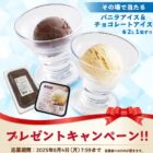 バニラ＆チョコレートアイス