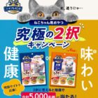 ねこちゃん用おやつが5,000名様に当たるキャンペーン