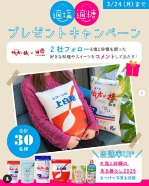 ふかふかクッション＆塩・砂糖 6点セット / 塩・砂糖 6点セット