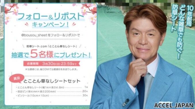 防草シート「とことん草なしシートセット」