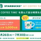 スタバのオリジナルマグカップやeGiftが当たるレシートキャンペーン
