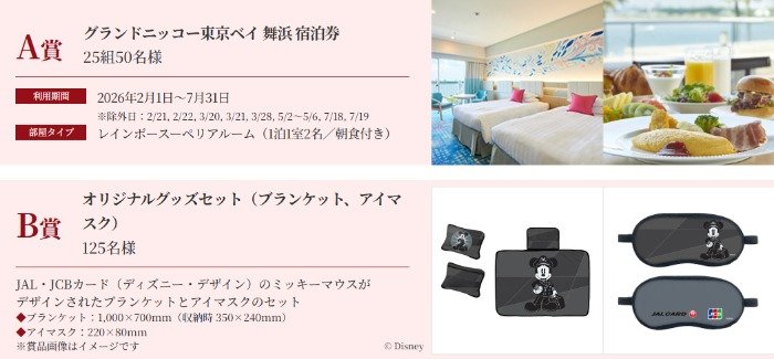 グランドニッコー東京ベイ舞浜の宿泊券も当たる豪華入会キャンペーン