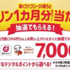 ガソリン1か月分相当のデジタルポイントが当たるクローズドキャンペーン