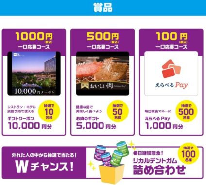 Wチャンスもアリ！一休.comクーポンやカタログギフトも当たる豪華キャンペーン