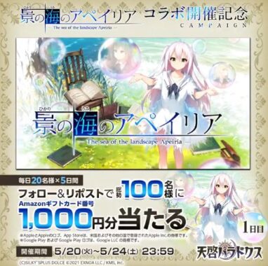 毎日20名様にその場でAmazonギフトコードが当たるXキャンペーン
