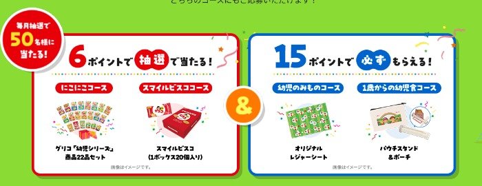 毎月抽選！グリコ商品やオリジナルグッズなどが当たるレシートキャンペーン