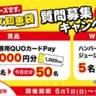 毎日20名様にデニーズ専用QUOカードPayが当たるXキャンペーン