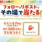 えらべるPay 200円分