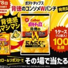 ポテトチップス 背徳のコンソメWパンチが100名様に当たるXキャンペーン