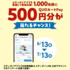 エディオン専用QUOカードPay 500円分