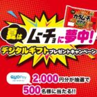 2,000円分のQUOカードPayが当たる日清のクローズド&写真投稿キャンペーン