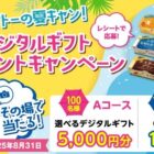 デジタルギフト 最大5,000円分 / QUOカードPay 1,000円分