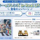パークチケットやディズニーストア ギフトカードも当たる豪華SNS懸賞
