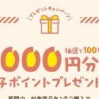1,000円分のデジコが当たる森永のレシートキャンペーン