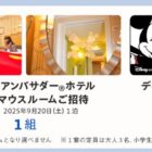 ディズニーアンバサダーホテル宿泊券 / ディズニーストア ギフトカード 5,000円分