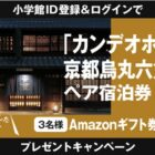 カンデオホテルズ 京都烏丸六角 宿泊券 / Amazonギフト券 5,000円分