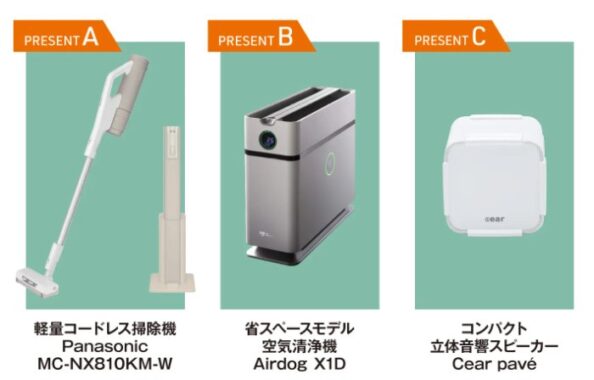 人気家電製品が当たるブリヂストンゴルフの豪華クローズドキャンペーン