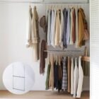 伸縮式吊り下げ追加ハンガーバー商品モニター / ブランケット商品モニター