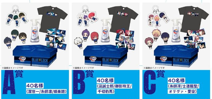 ブルーロックの限定グッズが当たる花王のクローズドキャンペーン
