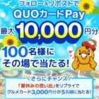 QUOカードPay 最大10,000円分