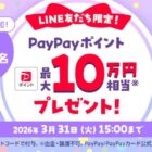 PayPayポイント 最大100,000円相当