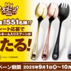 【CoCo壱番屋】オリジナルネーム入りスプーンが当たるレシートキャンペーン