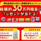 プラチナインゴット 約20万円相当＋明治商品詰合せ 約10万円相当 他