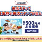 食事券 500円分