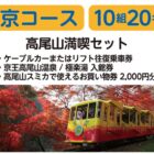 高尾山満喫セット / 三浦半島のオトクなきっぷ / ゴールデンポークカレー 他