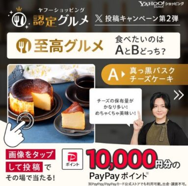 10,000円相当のPayPayポイントがその場で当たる豪華X懸賞