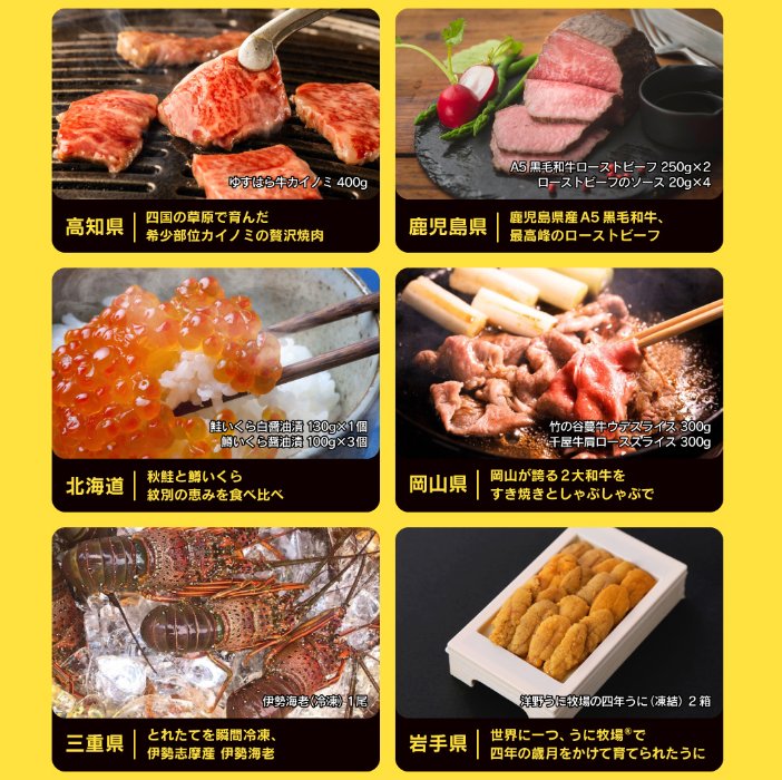 選べるご当地グルメが当たるキリンビールのレシート懸賞