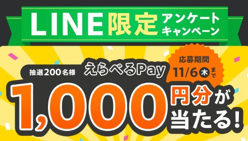 えらべるPay1,000円分が当たる名鉄グループのLINEキャンペーン