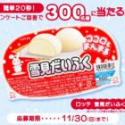 雪見だいふく無料引換券