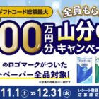 全プレ！Amazonギフトコードが必ずもらえるエリエールのお得なキャンペーン