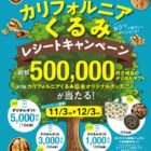 デジタルギフトやカリフォルニアくるみ協会 オリジナルグッズが当たるキャンペーン