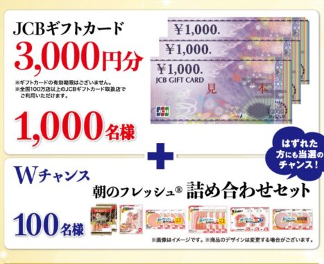 Wチャンスもアリ！3,000円分のギフト券が当たる伊藤ハムのハガキ懸賞