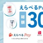 総額30万円分のえらべるPayが当たるクリンスイのクローズドキャンペーン